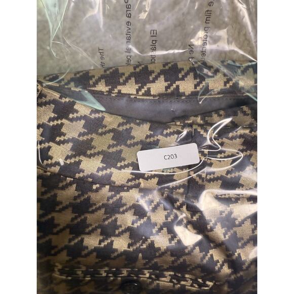 The Limited Dress Pants Cassidy Fit Women's Size 0 Gold Houndstooth C203 - Picture 12 of 12